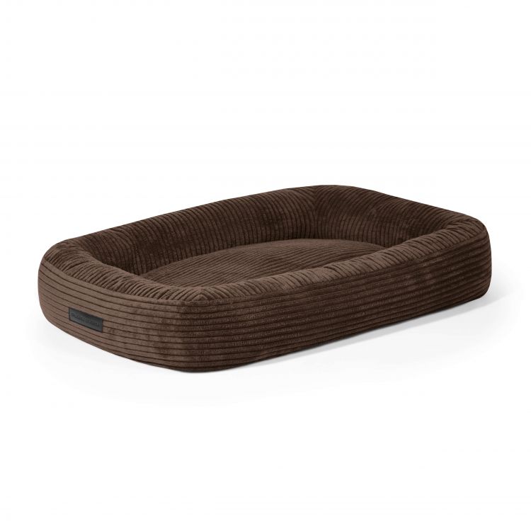Dog Bed 75 Waves Chocolate