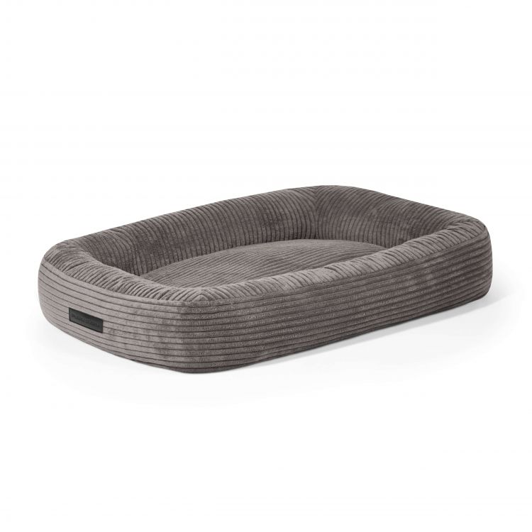 Dog Bed 75 Waves Dunkelgrau