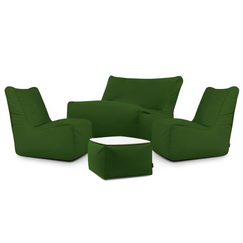 Ein Satz Sitzsäcke Happy  Colorin Grün