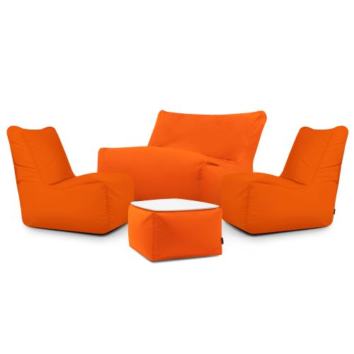 Ein Satz Sitzsäcke Happy  Colorin Orange