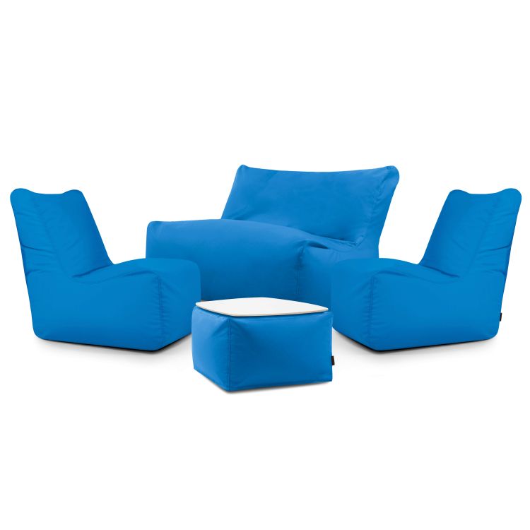 A set of bean bags Happy Colorin Azure