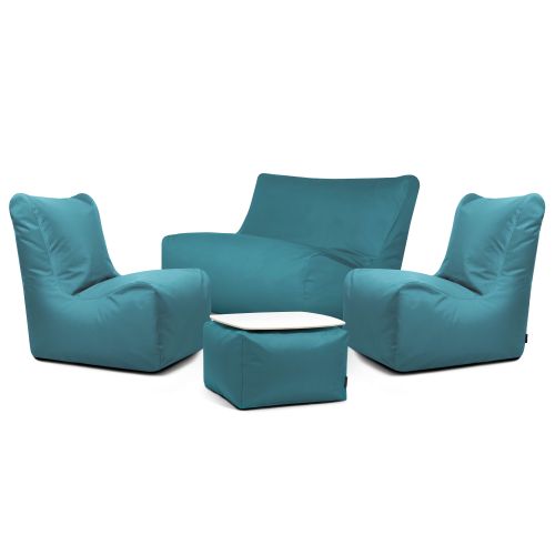 A set of bean bags Happy  OX Turquoise