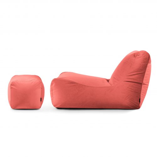 A set of bean bags Lounge+  Barcelona Coral