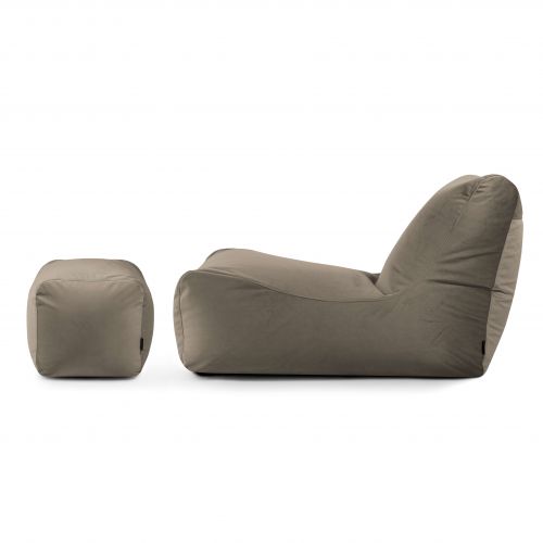 A set of bean bags Lounge+  Barcelona Taupe