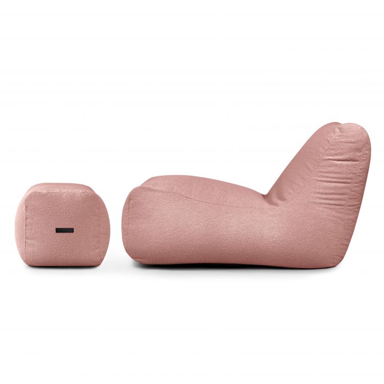 Ein Satz Sitzsäcke Lounge+ Madu Altrosa