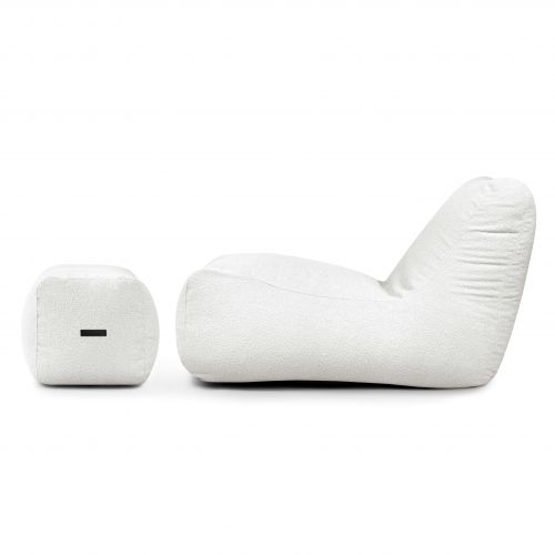 Ein Satz Sitzsäcke Lounge+  Madu Weiß