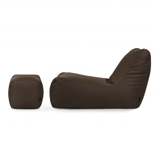 Ein Satz Sitzsäcke Lounge+  Nordic Schokoladenbraun