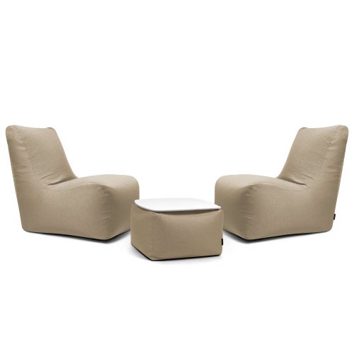 A set of bean bags Lucky  Nordic Beige