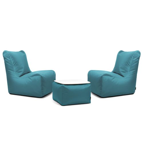 A set of bean bags Lucky  OX Turquoise