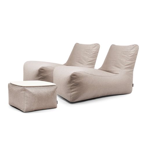 A set of bean bags Restful  Riviera Cacao