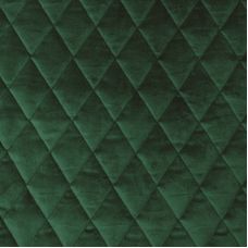 Fabric sample Lure Luxe Emerald Green