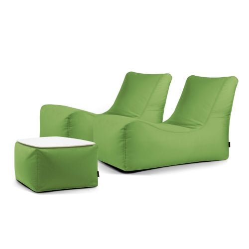 A set of bean bags Restful  Colorin Lime