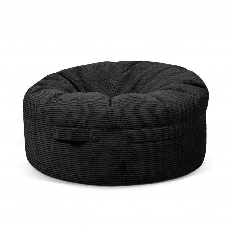 Bean bag Roll 105 Waves Black