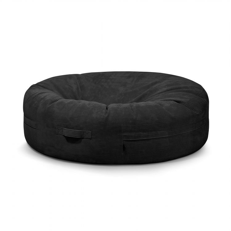 Bean bag Roll 190 Waves Black