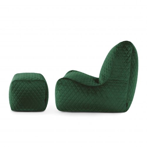 Säkkituolit Seat+  Lure Luxe Emerald Green