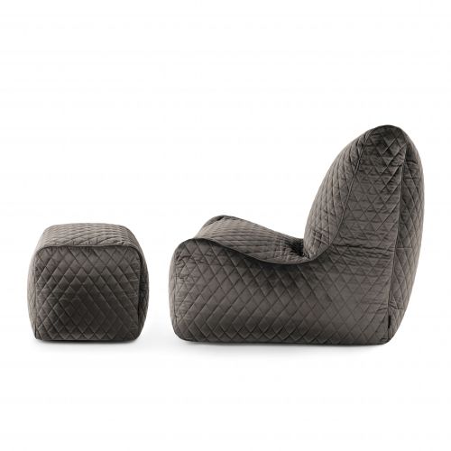 Säkkituolit Seat+  Lure Luxe Grey