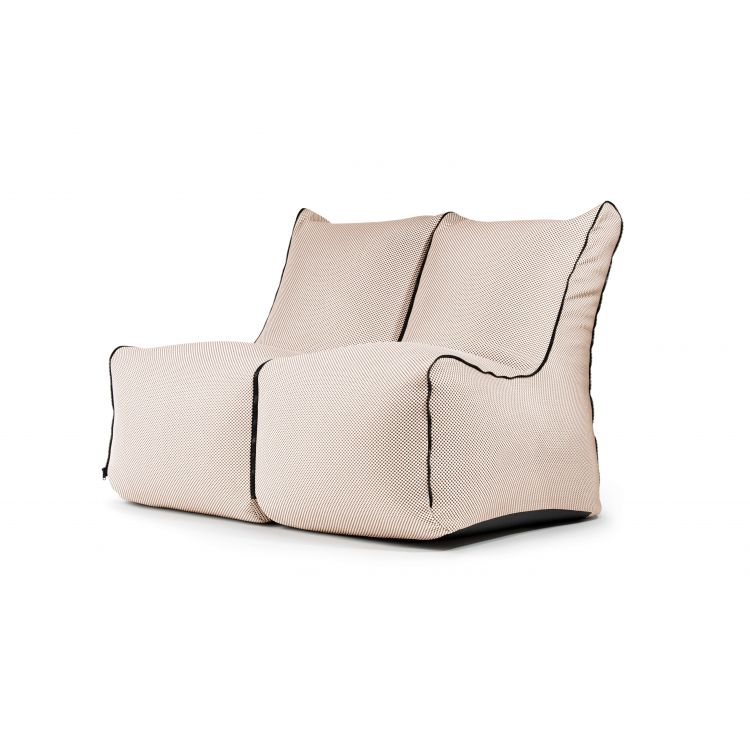 Säkkituolit Set Seat Zip 2 Seater Capri Beige