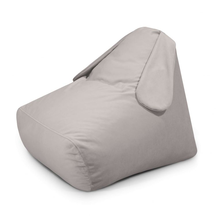 Porolono sėdmaišis Snug 80 Bunny Barcelona Baltai pilka