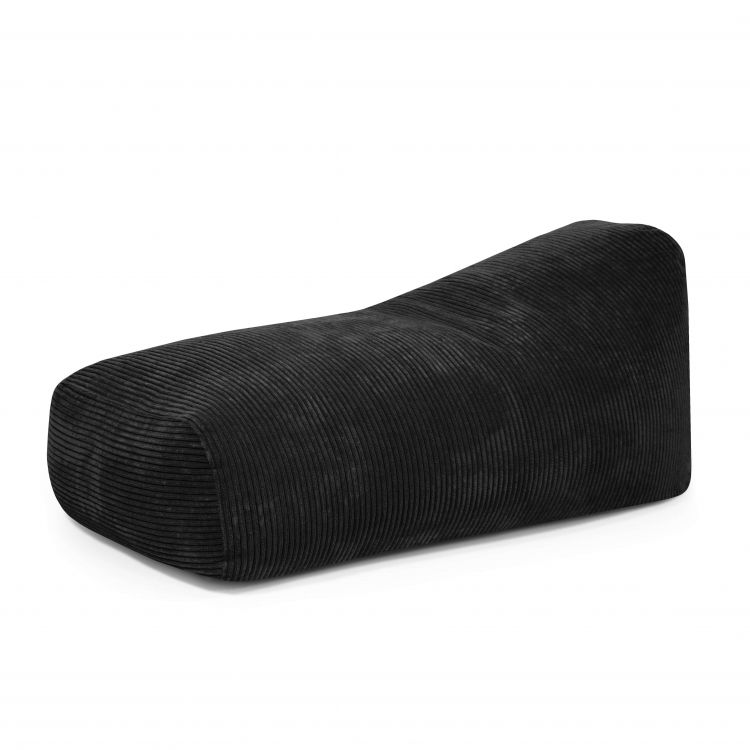Foam Bean bag Snug Long 130 Waves Black