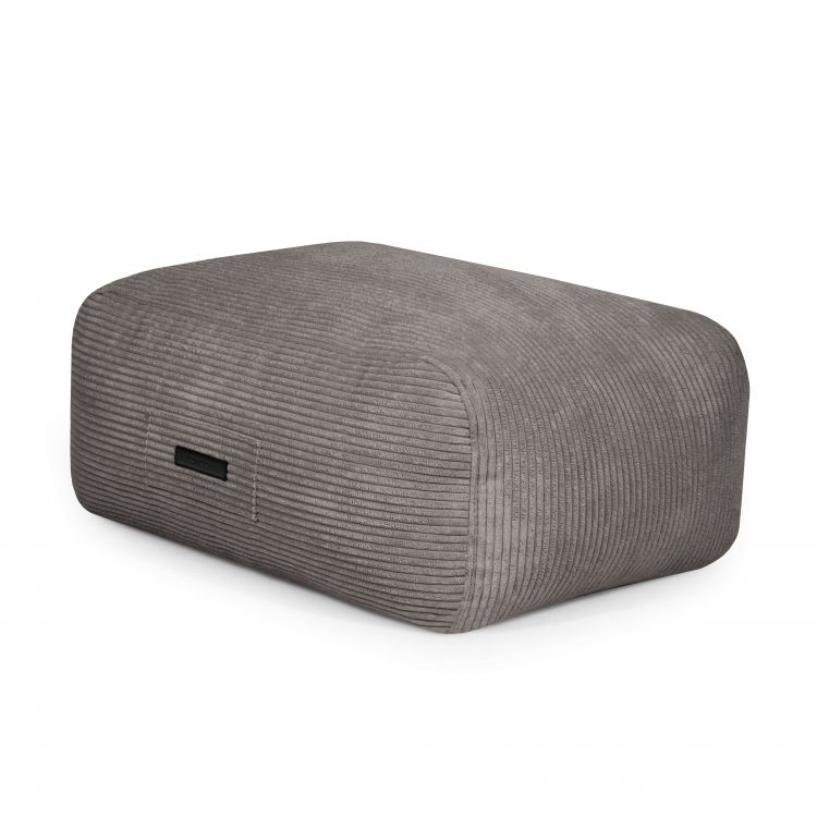 Schaumstoff Sitzsack Snug Pouf 83 Waves Dunkelgrau