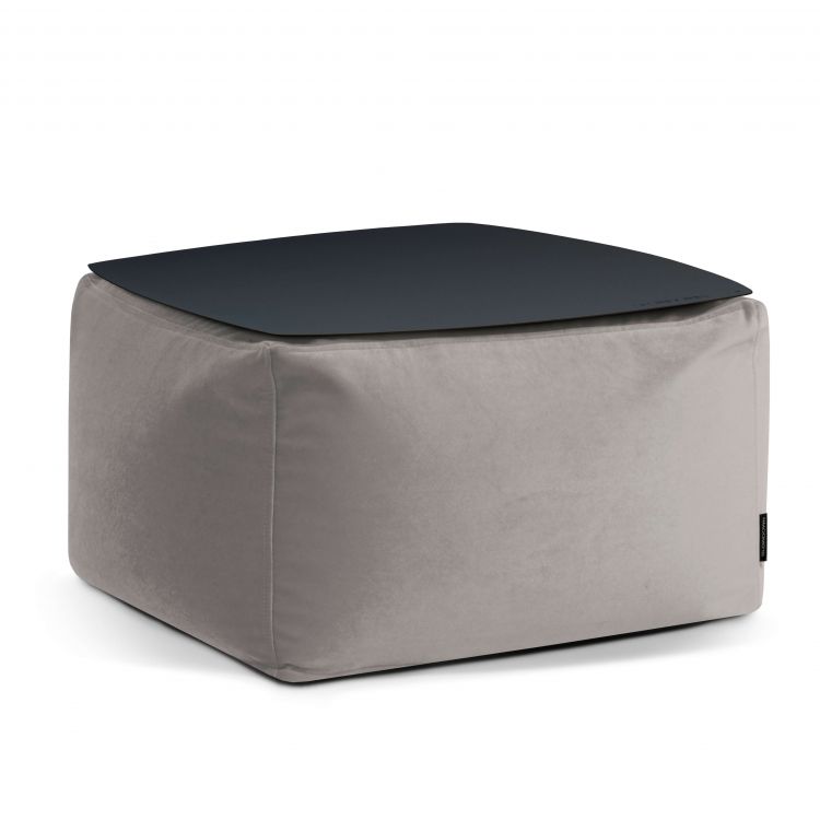 Staliukas Soft Table 60 Metal Black Barcelona Baltai pilka