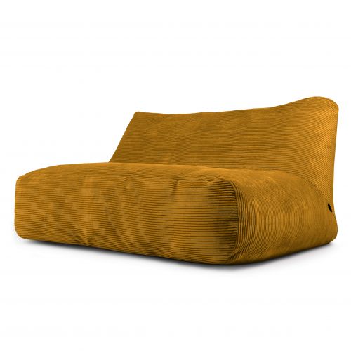 Dīvāns - sēžammaiss Sofa Tube 160 Waves Mustard