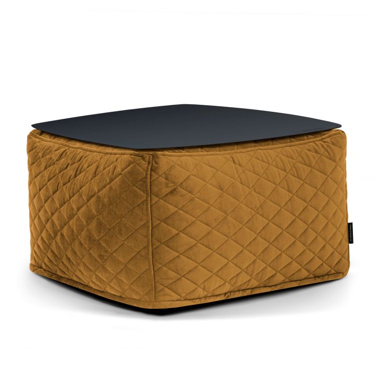 Staliukas Soft Table 60 Metal Black Lure Luxe Garstyčių
