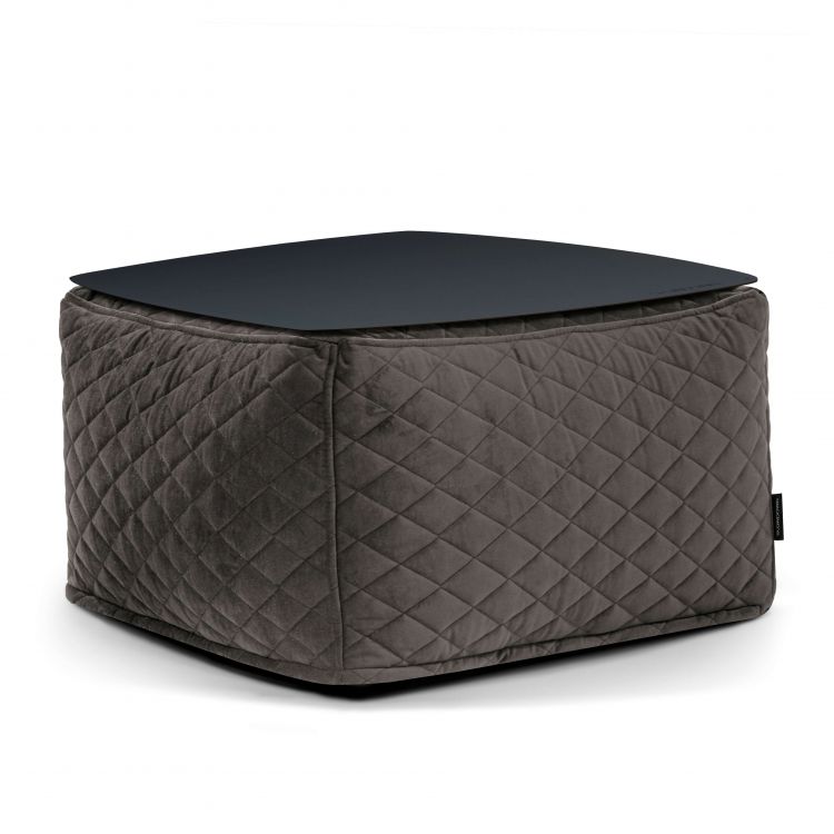 Tisch Soft Table 60 Metal Black Lure Luxe Grau