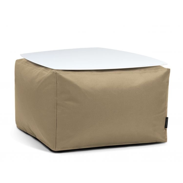 Galdiņš Soft Table 60 Metal White OX Beige