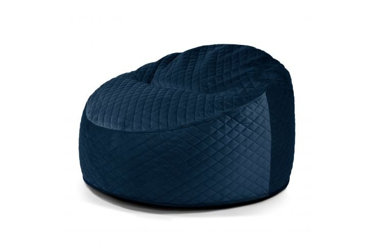 Schaumstoff Sitzsack Om 110 Lure Luxe Marineblau