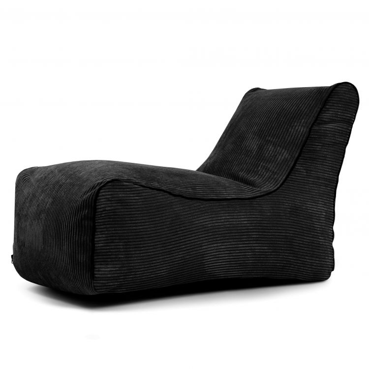 Bean bag Lounge Zip Waves Black