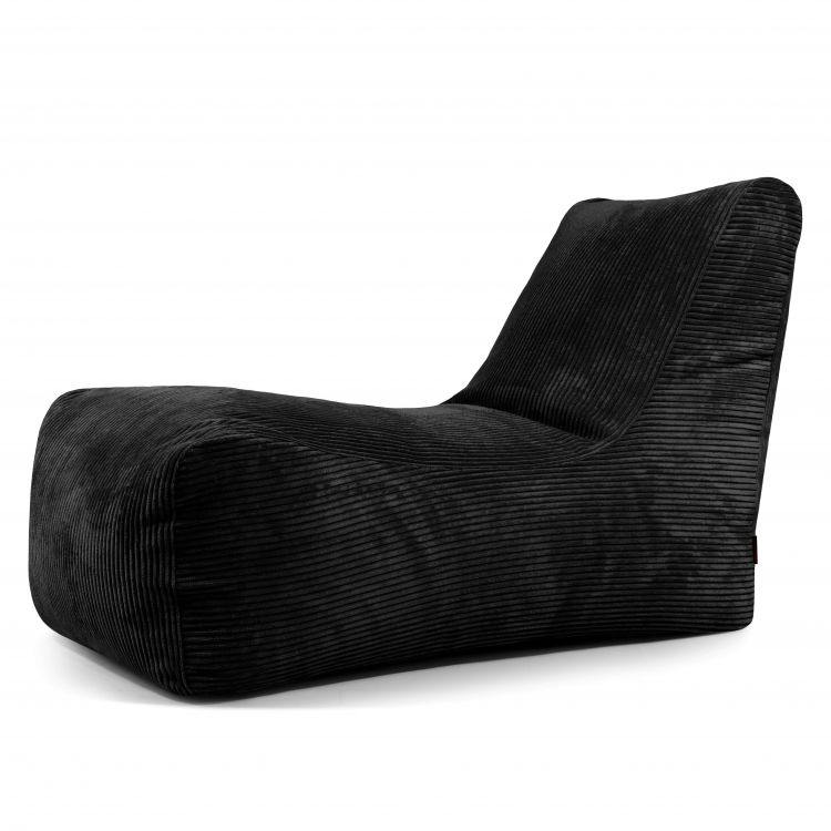 Bean bag Lounge Waves Black