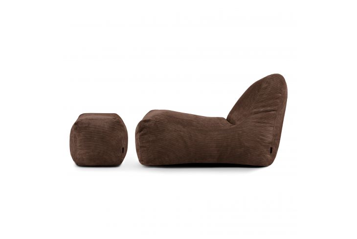 A set of bean bags Lounge+ Waves Chocolate