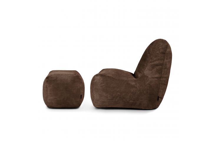 A set of bean bags Seat+ Waves Chocolate