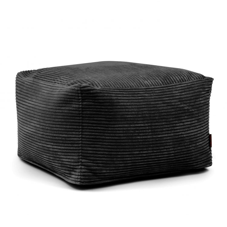 Pouf Softbox Waves Black