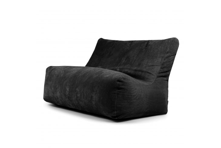 Dīvāns - sēžammaiss Sofa Seat Waves Black