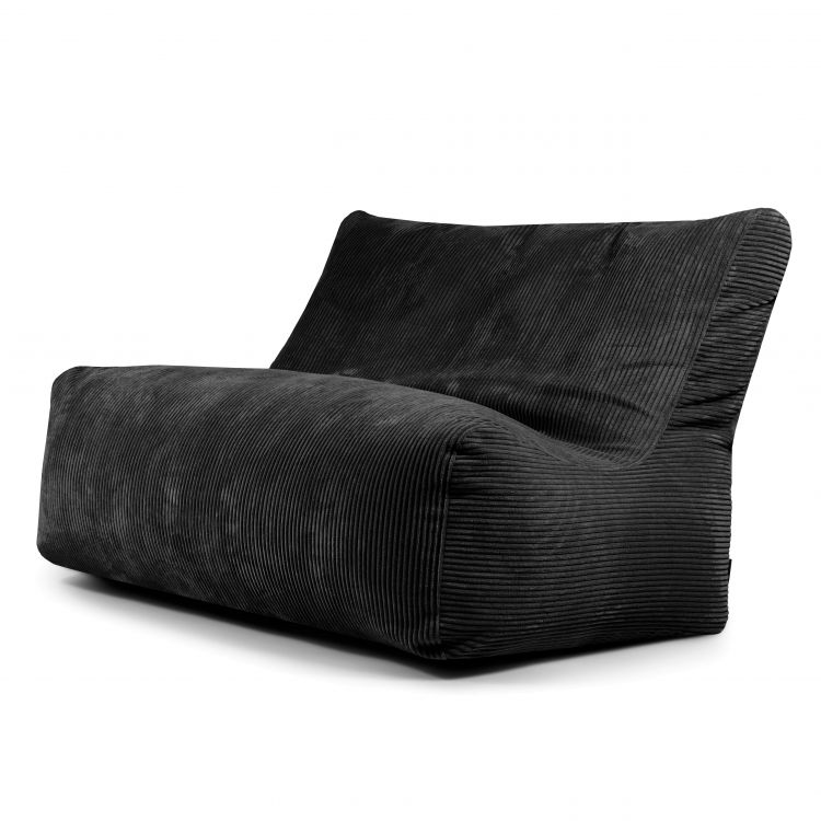 Bean bag Sofa Seat Waves Black