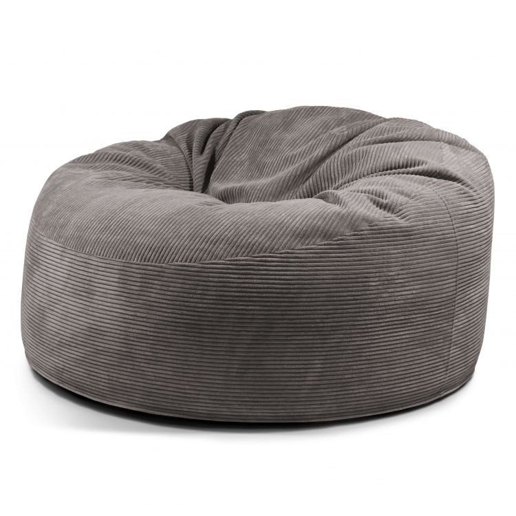 Schaumstoff Sitzsack Om 135 Waves Dunkelgrau