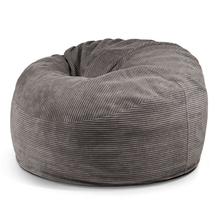 Schaumstoff Sitzsack Om 110 Waves Dunkelgrau