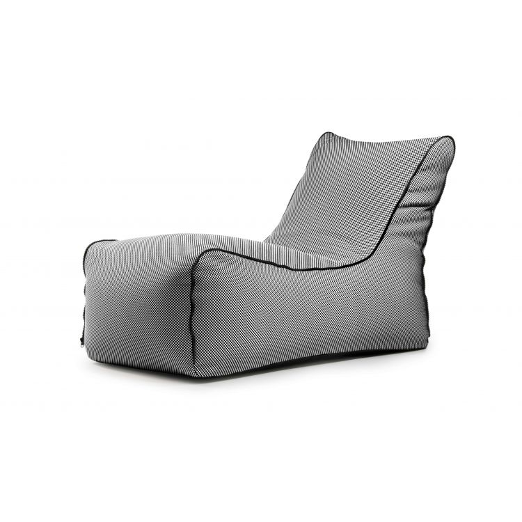 Sėdmaišio užvalkalas Lounge Zip Capri Juoda