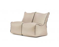 Sėdmaišių komplektas Set Seat Zip 2 Seater Nordic Smėlio pilka