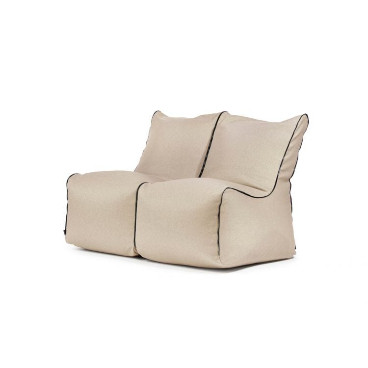 Säkkituolit Set Seat Zip 2 Seater Nordic Beige