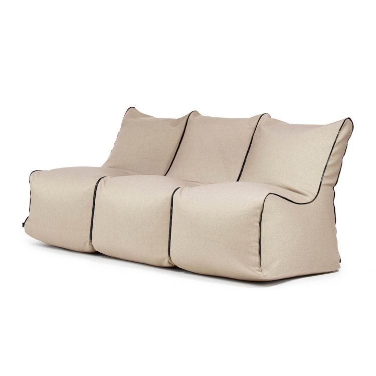 Sēžammaisu komplekts Set Seat Zip 3 Seater Nordic Beige