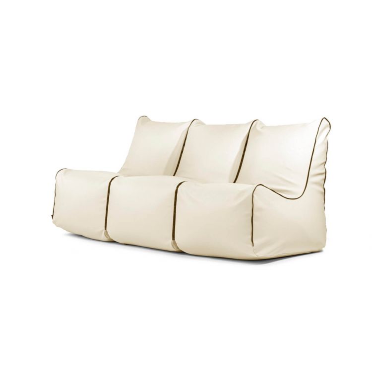 Set Set Seat Zip 3 Seater Outside Beige