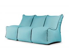 Säkkituolit Set Seat Zip 3 Seater Capri Turquoise