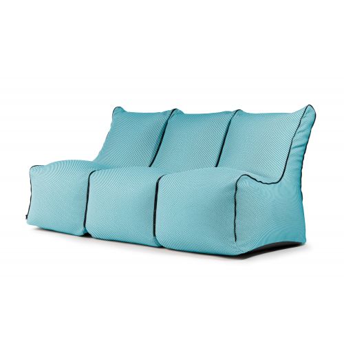 Kott-toolide komplekt Set Seat Zip 3 Seater  Capri Turquoise