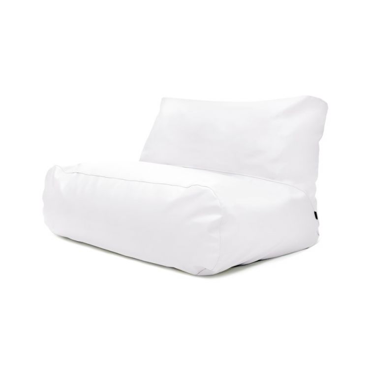 Sėdmaišis Sofa Tube Outside Balta