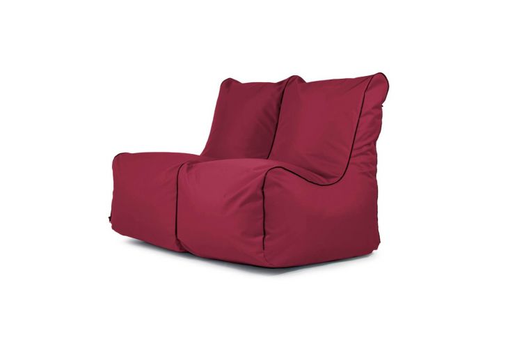Sėdmaišių komplektas Set Seat Zip 2 Seater OX Burgundiška raudona