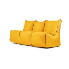 A set of bean bags Set Seat Zip 3 Seater OX Yellow